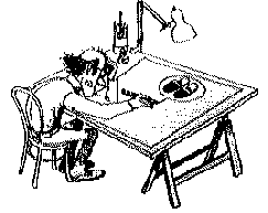 Quino travaille